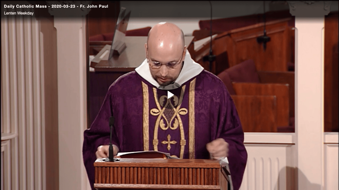 EWTN Daily Mass - March 23, 2020