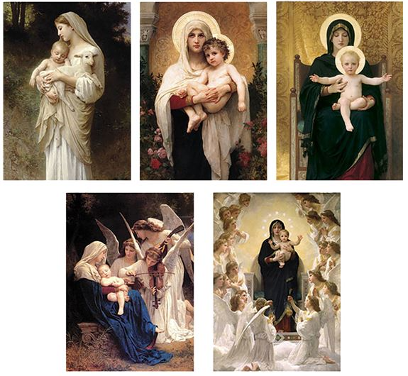 BOUGUEREAU CHRISTMAS CARDS - BOXED SET