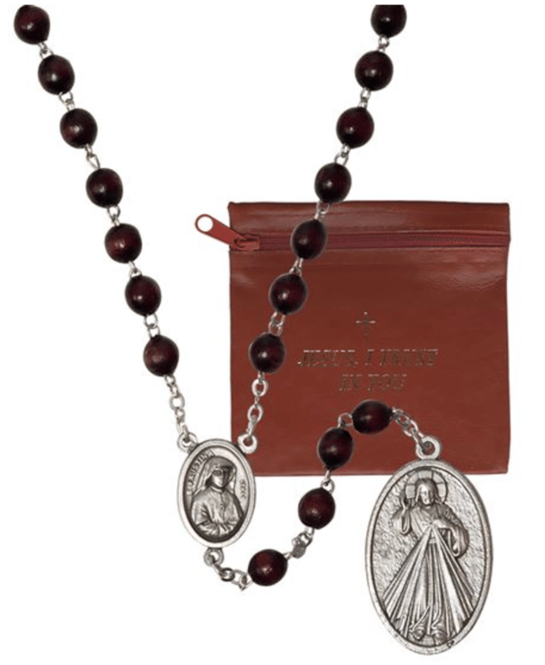 DIVINE MERCY CHAPLET AND POUCH SET