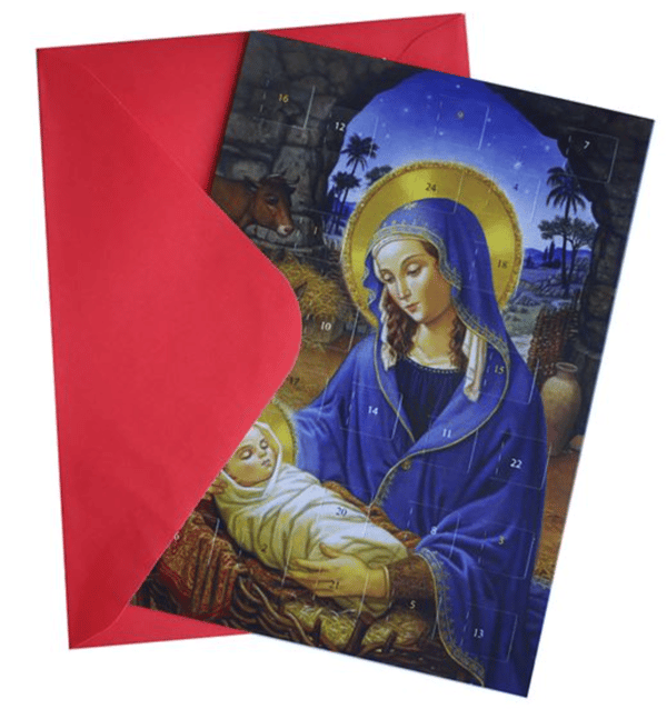 MADONNA AND CHILD - GREETING CARD ADVENT CALENDAR