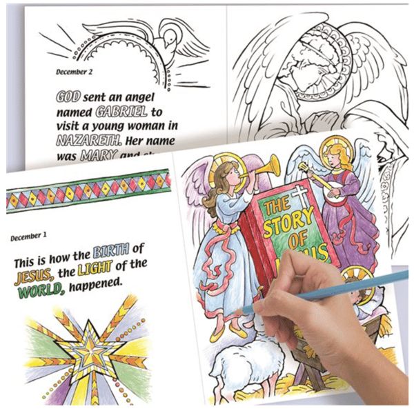 THE STORY OF CHRISTMAS COUNTDOWN COLORING BOOK