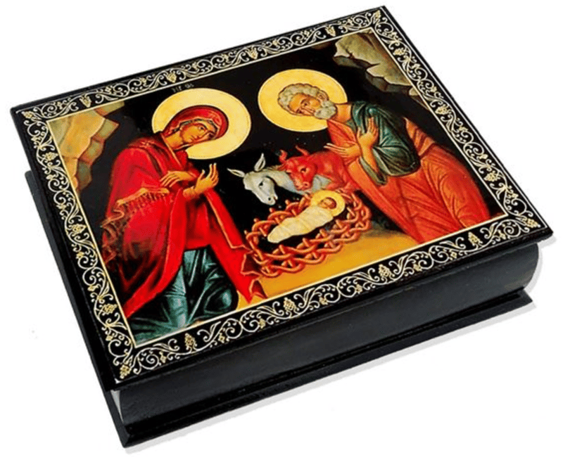 NATIVITY ICON KEEPSAKE BOX