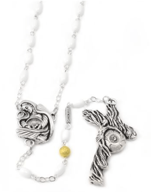 NATIONAL LIFE ROSARY - WHITE