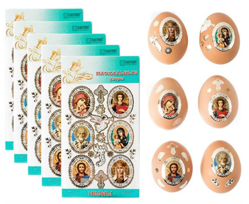 EASTER ICON STICKERS - 5 SHEETS