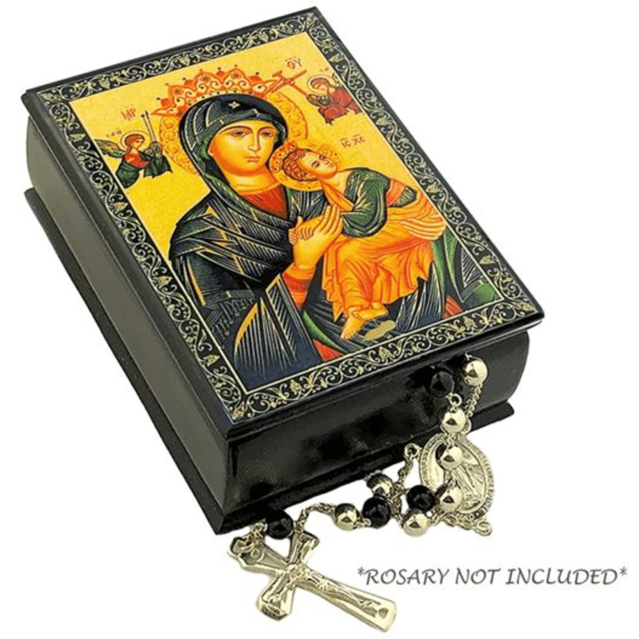 OUR LADY OF PERPETUAL HELP ICON KEEPSAKE BOX