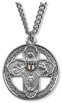 PATRIOTIC 4-WAY MEDAL